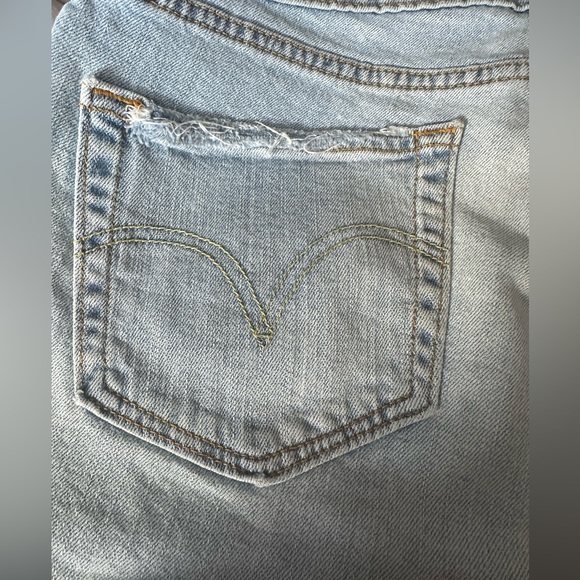 Vintage LEVIS 527s Cutoff Jean Shorts - Size 13 (Juniors) - Picture 4 of 6